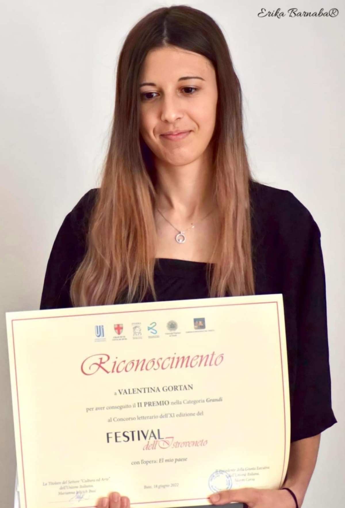 Festival dell'istroveneto: Valentina Gortan seconda al concorso letterario