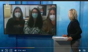 Il gruppo di dibattito partecipa alla trasmissione Tuttoggi scuola di RTV Capodistria