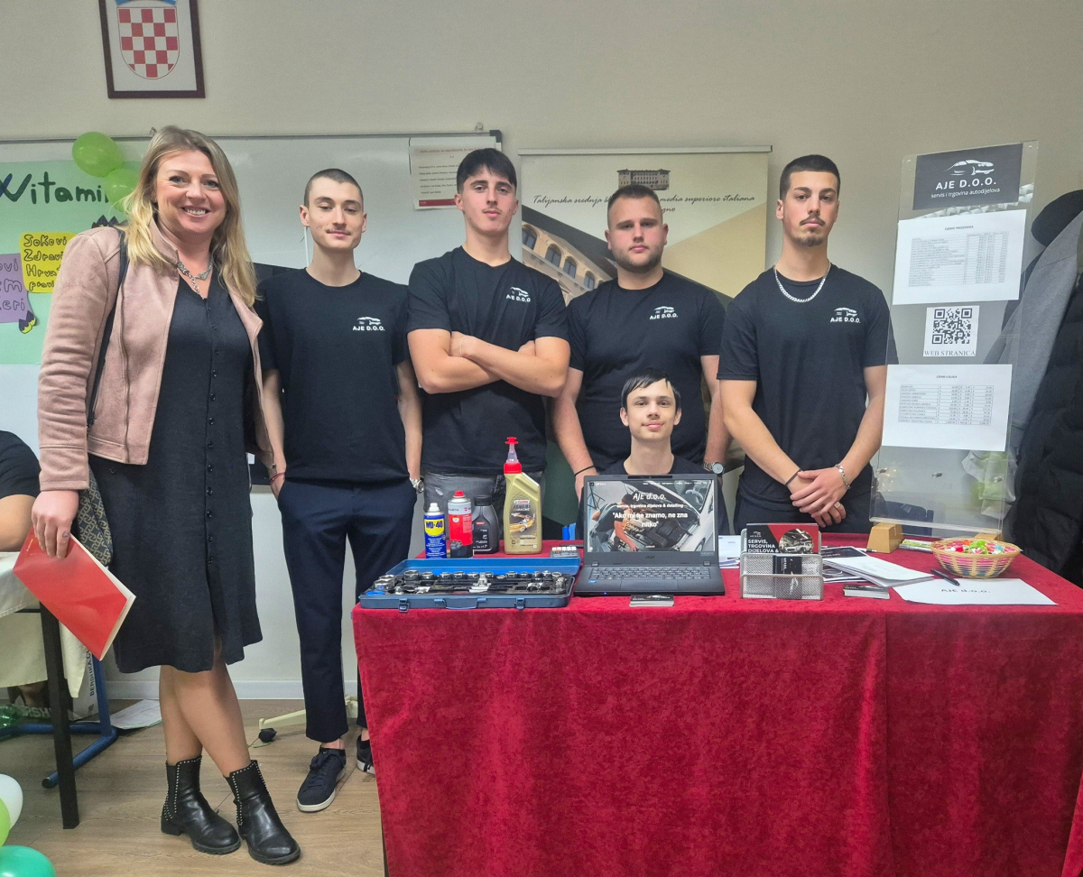 Quinto posto alla fiera delle aziende virtuali a Zagabria