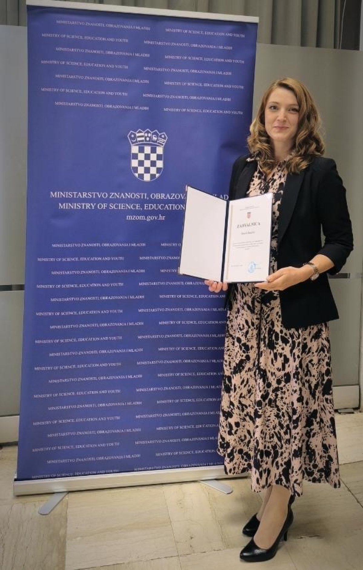 La prof.ssa consulente Nata&scaron;a Paćelat migliore insegnate in Croazia