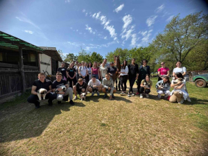 ALLIEVI IN VISITA ALLA FATTORIA E SCUOLA DI EQUITAZIONE DELLA FAMIGLIA HABER