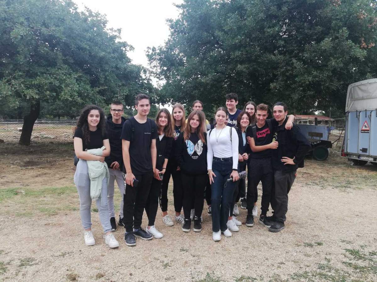 I fisioterapisti in visita alla fattoria e al club di equitazione Haber di Rovigno