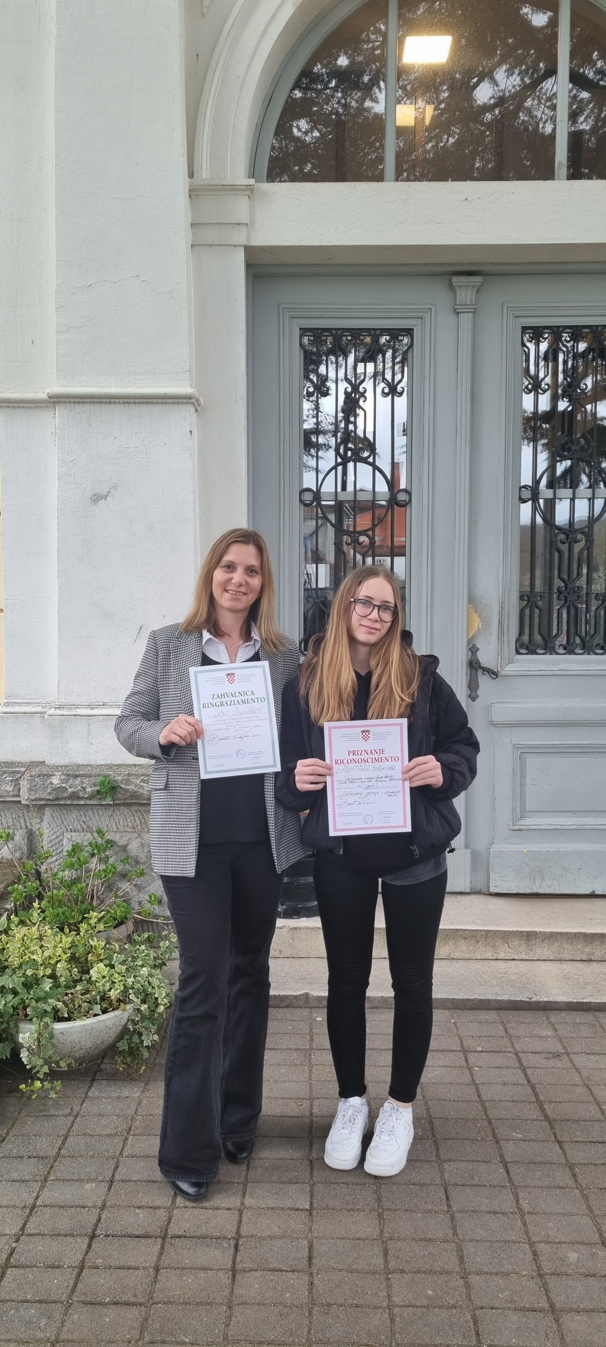 Martina Peharda prima classificata alle Regionali di lingua latina