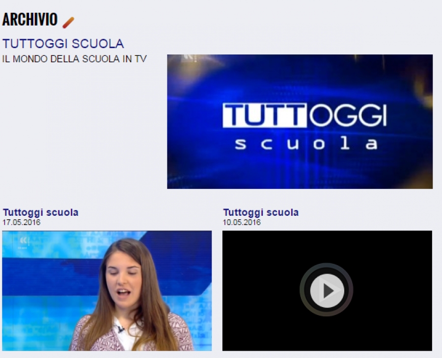 I progetti della SMSI alla trasmissione Tuttoggiscuola di TVCapodistria