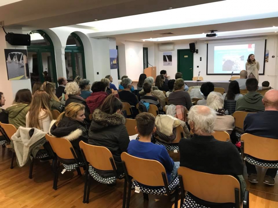 Partecipazione al mini ciclo di conferenze sul mare promosso dalla CI di Rovigno e dalla "Ruđer Bo&scaron;ković"